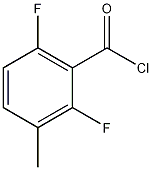 2,6-二氟-3-甲基苯甲酰氯结构式