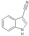 吲哚-3-甲腈结构式