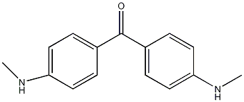 4,4'-二(甲氨基)二苯甲酮结构式
