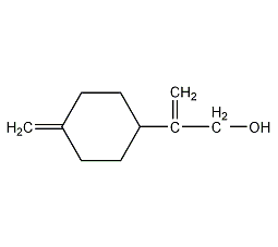 2-(4-亚甲基环己基)-2-丙烯-1-醇结构式