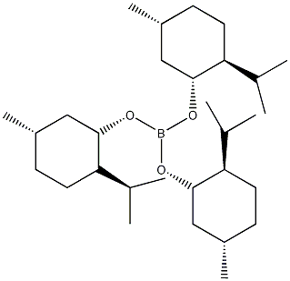 DL-硼酸甲酯结构式