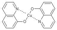 8-羟基喹啉铜结构式