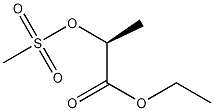 L(-)-甲磺酰乳酸乙酯结构式
