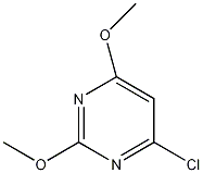 6-氯-2,4-二甲氧基嘧啶结构式