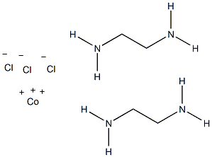 顺-二氯二(乙烯二胺)结构式