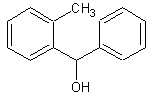 2-甲基二苯基甲醇结构式