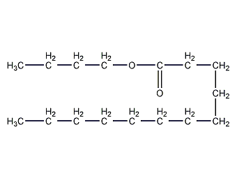 月桂酸丁酯结构式
