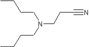 3-(二丁基氨基)丙腈结构式