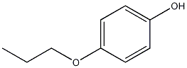 4-正丙氧基苯酚结构式