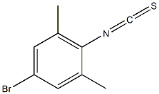 4-溴-2,6-二甲基苯基硫氰酸酯结构式