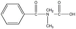 N-甲基马尿酸结构式