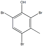 2,4,6-三溴-3-甲基苯酚结构式