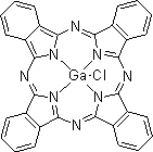 氯代酞菁镓结构式