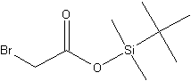 叔丁基二甲基硅烷溴乙酸结构式