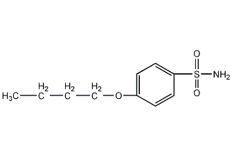4-(正丁氧基)苯磺酰胺结构式