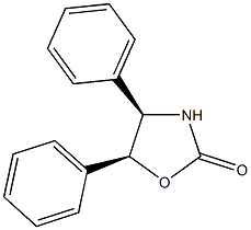 (4R,5S)-(+)-顺-4,5-二苯基-2-噁唑烷酮结构式