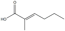 2-甲基-2-己烯酸结构式