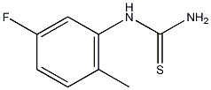 5-氟-2-甲基苯硫脲结构式