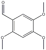 2,4,5-三甲氧基苯甲醛结构式