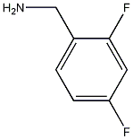 2,4-二氟苯甲胺结构式