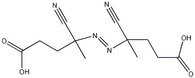 4,4'-偶氮双(4-氰基缬草酸)结构式
