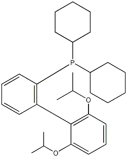 2-二环己基膦-2',6'-二异丙氧基-1,1'-联苯结构式
