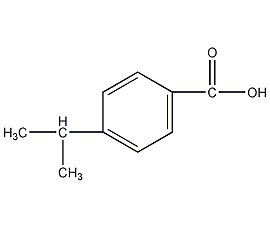 4-异丙基苯甲酸结构式