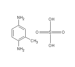 2,5-二氨基甲苯硫酸盐结构式