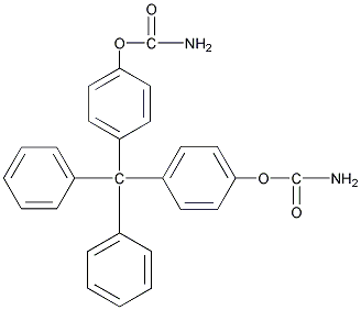 N,N'-[亚甲基二(4,1-亚苯基)]二氨基甲酸二苯(酚)酯结构式