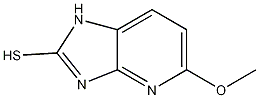 2-巯基-5-甲氧基咪唑[4,5-b]吡啶结构式