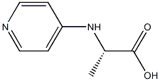 3-(4-吡啶基)-D-丙氨酸结构式