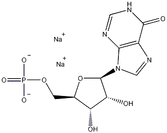 肌苷-5'-一磷酸二钠盐结构式