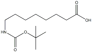 8-(Boc-氨基)羊脂酸结构式