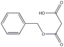 单-丙二酸苯甲酯结构式