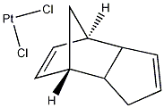 二氯(二环戊二烯基)铂(Ⅱ)结构式