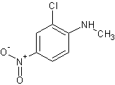 2-氯-4-硝基-N-甲基苯胺结构式