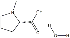 N-甲基-L-脯氨酸一水结构式