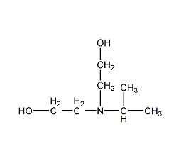 2,2'-[(1-甲基乙基)亚氨基]二乙醇结构式