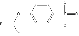 4-(二氟甲氧基)苯磺酰氯结构式
