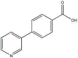 4-吡啶-3-基-苯甲酸结构式