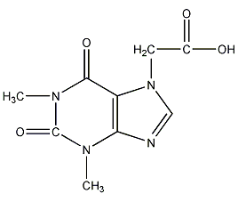 茶碱乙酸结构式