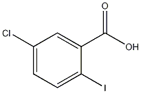 5-氯-2-碘苯甲酸结构式