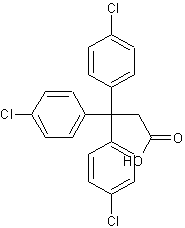 3,3,3-Tris(4-chlorophenyl)propionic acid