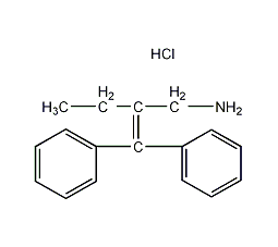 二苯基甲基-丁基胺盐酸盐结构式