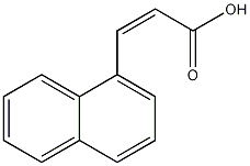3-(1-萘基)丙烯酸结构式