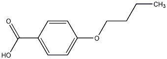 4-丁氧基苯甲酸结构式