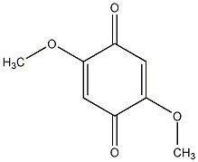 2,5-二甲氧基-1,4-苯醌结构式