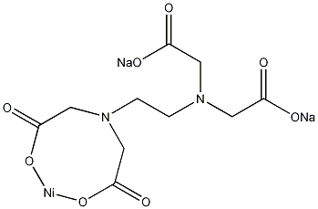乙二胺四乙酸镍二钠盐结构式