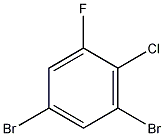 2-氯-1,5-二溴-3-氟苯结构式