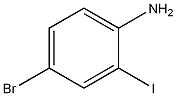 4-溴-2-碘苯胺结构式